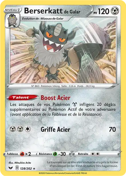 Berserkatt de Galar - Épée et Bouclier