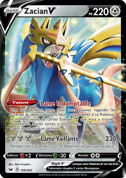 Zacian V - Épée et Bouclier