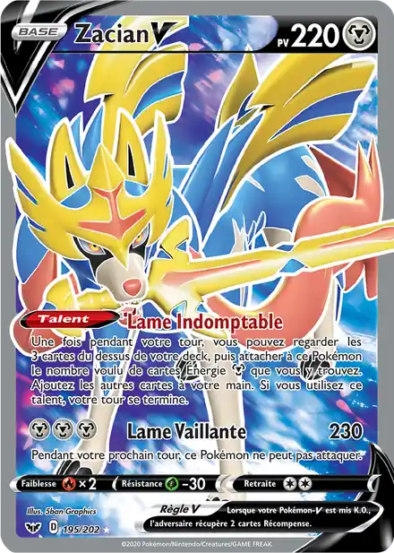 Zacian V - Épée et Bouclier