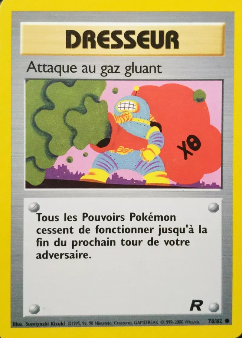 Attaque au gaz gluant
