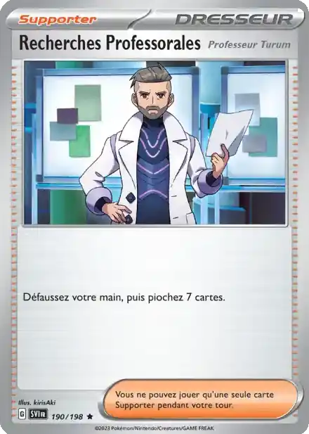 Recherches Professorales - Professeur Turum