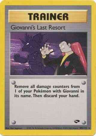 Dernier Recours de Giovanni