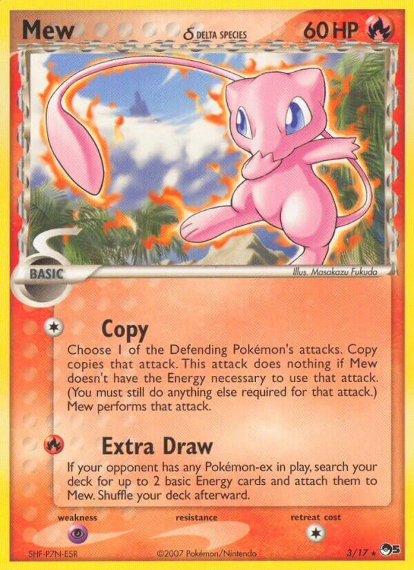 Mew δ Espèces Delta