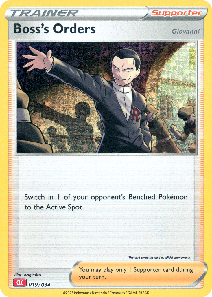 Ordres du Boss Giovanni