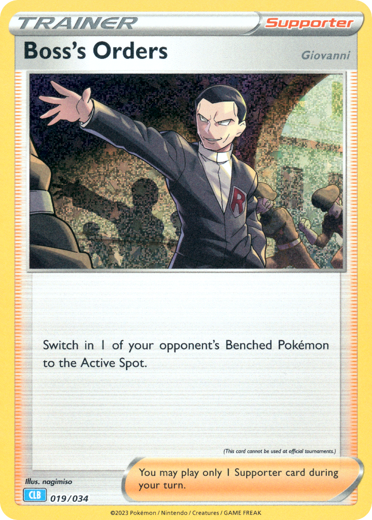 Ordres du Boss Giovanni