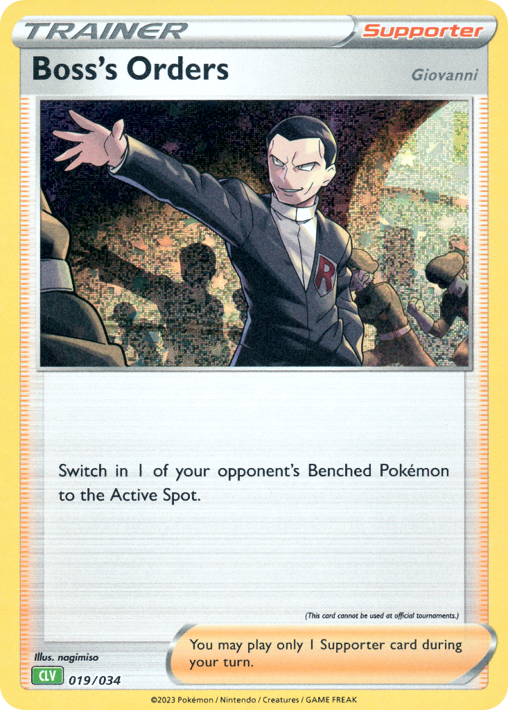 Ordres du Boss Giovanni