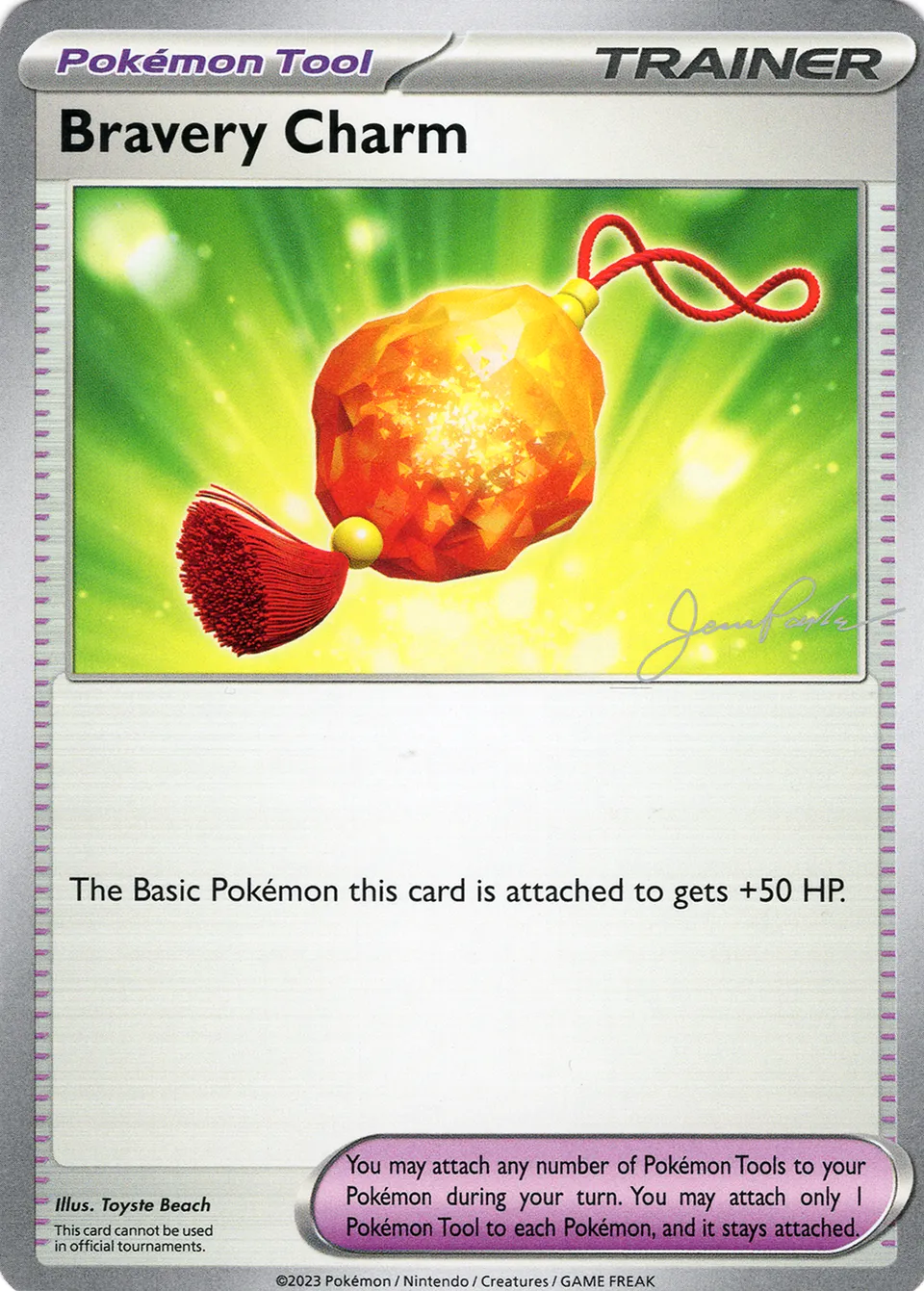 Amulette Bravoure