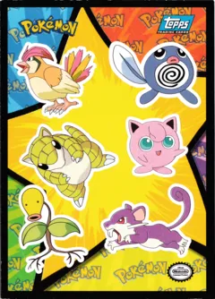 Roucoups, Ptitard, Sabelette, Rondoudou, Chétiflor et Rattata