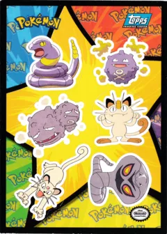 Abo, Smogo, Smogogo, Miaouss, Persian et Arbok