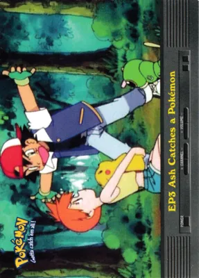 Sacha capture un Pokémon