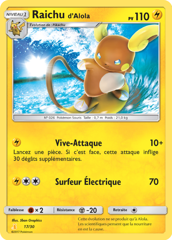 Raichu d'Alola