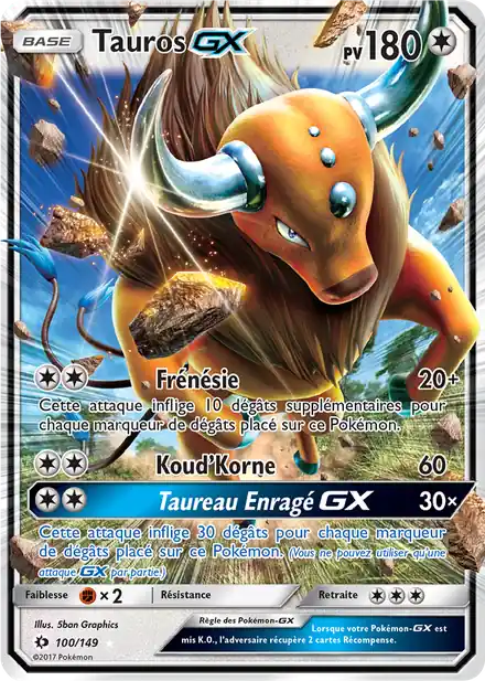 Tauros GX - Soleil et Lune