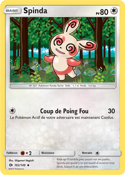 Spinda - Soleil et Lune