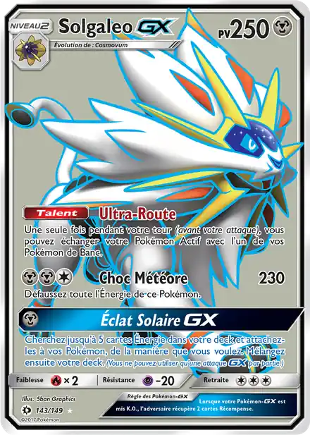 Solgaleo GX - Soleil et Lune