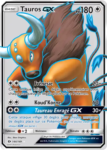 Tauros GX - Soleil et Lune