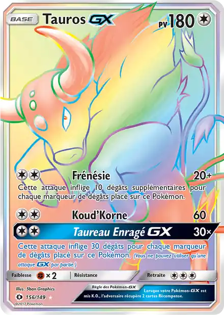 Tauros GX - Soleil et Lune