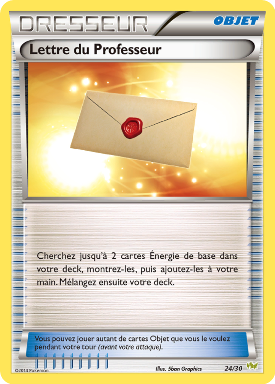 Lettre du Professeur