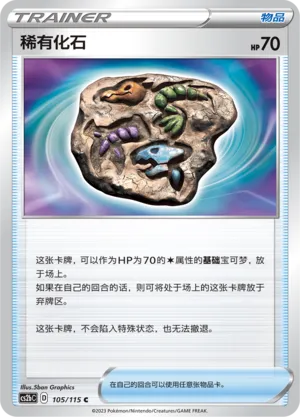 Fossile Rare